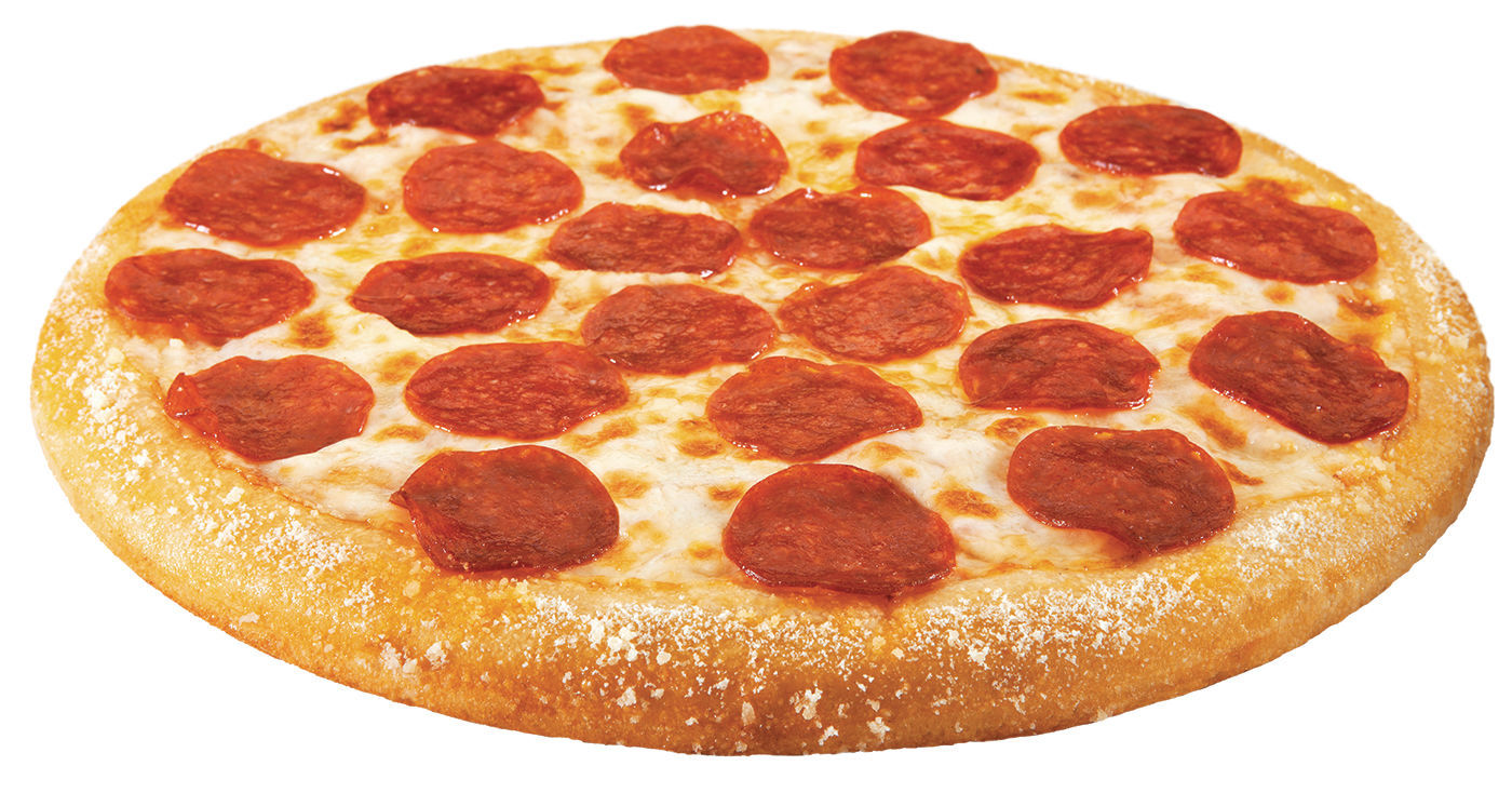 Pepperoni pizza at Hungry Howie's